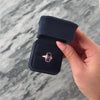 Vintage 14k Rosy Yellow Gold 6.22ct Purple Synthetic Sapphire Striking Checkerboard-Cut Dome Ring - Video showing the piece
