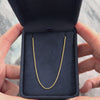 Estate 14k Yellow Gold Chic Twisted Rope 1mm (At Chain) Chain - Video showing the piece