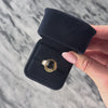 Vintage Heavy 10k Yellow Gold Onyx Geometric Bezel Ring - Video showing the piece