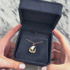 Vintage Norwegian 14k Yellow Gold Voyaging Viking Ship Charm / Pendant - Video showing the piece