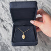 Antique 14k Rosy Yellow Gold 4.5ct Gold-Vein Quartz Shimmering Charm / Pendant - Video showing the piece