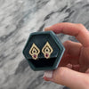 Vintage French 18k Yellow Gold 1.17cttw Diamond .53cttw Ruby Floriform Earrings - Video showing the piece