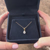 Antique Platinum & 18k Yellow Gold .95ct Old Mine Cut Diamond Exceptional Pear Drop Dangle Pendant - Video showing the piece