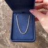 Vintage Italian 14k Yellow Gold 1.6mm Sparkling Margarita Chain - Video showing the piece