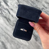 Vintage 14k White Gold Tanzanite Diamond Sparkling Accented Oval Ring - Video showing the piece