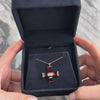 Vintage 14k Yellow Gold 8.76cttw Garnet Diamond Dramatic Cross Pendant - Video showing the piece