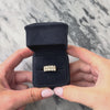 Vintage 14k Yellow Gold 1.8cttw Diamond Glittering Stacked Row Ring 6.50