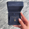 Antique 14k Yellow Gold Opal Chic Nestled Drop Pendant - Video showing the piece