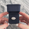 Vintage Substantial 14k Yellow & White Gold 1.34cttw Diamond Dazzling Oval Ring - Video showing the piece