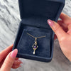 Antique 14k Yellow Gold Amethyst Baroque Pearl Lovely Leafy Purple Lavalier Pendant - Video showing the piece