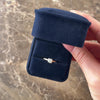 Vintage 14k Yellow & White Gold Old European Cut Diamond Blossom Detail Solitaire Ring - Video showing the piece
