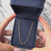 Vintage Italian 18k Yellow Gold 1.9mm Classic Cable Chain - Video showing the piece