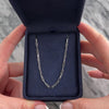 Vintage 14k White Gold Paperclip 2.1mm (At Chain) Chain - Video showing the piece