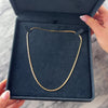 Vintage Italian 14k Yellow Gold 2.5mm Classic Cobra Chain - Video showing the piece