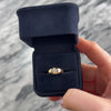 Antique 14k Rosy Yellow Gold Diamond Star-Set Dazzling Dome Ring - Video showing the piece
