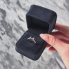 Vintage 14k White Gold 2.76ct Amethyst Diamond Sugarloaf Cabochon Ring - Video showing the piece