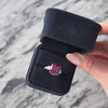 Vintage 14k White Gold 10ct Star Ruby .49cttw Diamond Statement Ring - Video showing the piece