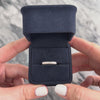 Vintage 14k Yellow & White Gold Diamond Classic Glittering Line Ring - Video showing the piece