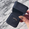 Vintage 14k Yellow Gold Ruby Diamond Dainty Alternating Line Ring - Video showing the piece