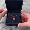 Antique 14k Yellow Gold Coral Delicately Carved Cameo Charm / Pendant - Video showing the piece