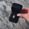 Vintage 10k Yellow & White Gold Diamond Art Deco Style Trio Ring - Video showing the piece