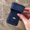 Vintage 14k Yellow & White Gold Old Mine Cut Diamond Angular Beveled Ring - Video showing the piece