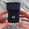 Antique Art Deco Platinum 1.4cttw Blue Sapphire Fantastic Openwork Duo Ring -Video showing the piece