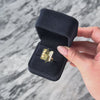 Vintage 8k Yellow Gold Pearl Modernist Geometric Ring - Video showing the piece