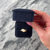 Vintage 10k Yellow Gold Pearl Dual Textured Illusion Bypass Ring - Video showing the piece