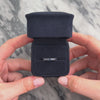 Estate Platinum .87cttw Blue Sapphire Sophisticated French-Cut Band Ring 6.50