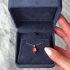 Vintage 10k Yellow Gold Cute Red Enamel Baby Shoe Charm / Pendant - Video showing the piece
