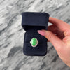 Vintage 14k White Gold 3.74ct Jade .57cttw Diamond Fantastic Multi-Cut Halo Cocktail Ring - Video showing the piece