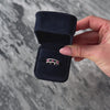Vintage 18k White Gold 1cttw Ruby 0.768 Diamond Eternity Channel-Set Band Ring - Video showing the piece