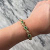 Vintage Italian 14k Yellow Gold 2.94cttw Emerald 2.77cttw Diamond Superb Butterfly Link Bracelet - Video showing the piece
