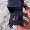 Vintage 14k Yellow & White Gold 11ct Ametrine Diamond Cocktail Ring - Video showing the piece