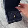 Vintage Small 14k Yellow Gold Spinning Captain's Wheel Charm / Pendant