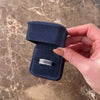 Vintage 18k White Gold 1.22cttw Blue Sapphire Diamond Dazzling Five-Row Band Ring - Video showing the piece