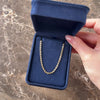 Vintage Italian 18k Yellow Gold 3mm Bold Disc Cable Chain - Video showing the piece