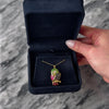 Vintage Figural 18k Yellow Gold 1.4cttw Sapphire Perched Parrot Pendant / Pin - Video showing the piece