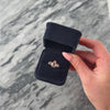 Vintage 10k Rose Gold 3.56cttw Morganite Sparkling Bodl Trio Ring - Video showing the piece
