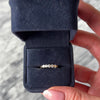 Vintage 18k Yellow Gold .448ct Diamond Chic Sparkling Line Ring - Video showing the piece
