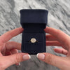 Antique 14k Rosy Yellow Gold Old Mine Cut Diamond Cluster Disc Ring - Video showing the piece