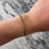 Vintage Italian 14k Yellow Gold Lovely Textured Woven Bracelet - Video showing the piece