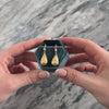 Vintage 14k Yellow Gold Criss-Cross Textured Teardrop Dangle Earrings - Video showing the piece