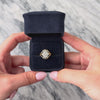 Vintage 14k Yellow & White Gold .78cttw Diamond Dazzling Oblong Cluster Ring - Video showing the piece