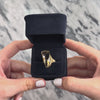 Vintage 14k Yellow Gold 16.02ct Smoky Citrine Unusual Striking Textured Cocktail Ring - Video showing the piece
