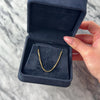 Vintage 14k Yellow Gold 1.5mm Sleek Square Box Chain - Video showing the piece