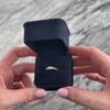 Antique 14k Yellow Gold Old Mine Cut Diamond Diamond Classic Sparkling Trio Ring - Video showing the piece