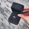 Antique 14k White Gold .21ct Old Mine Cut Diamond Openwork Solitaire Ring - Video showing the piece
