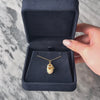 Vintage 14k Yellow Gold Diamond Enamel Baby Shoe Charm / Pendant - Video showing the piece